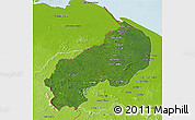 Satellite 3D Map of I-1  Barima, physical outside