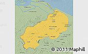 Savanna Style 3D Map of I-1  Barima