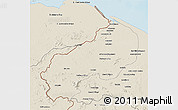 Shaded Relief 3D Map of I-1  Barima