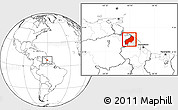 Blank Location Map of I-1  Barima, highlighted parent region
