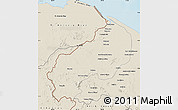 Shaded Relief Map of I-1  Barima