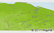 Physical Panoramic Map of I-1  Barima