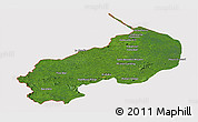 Satellite Panoramic Map of I-1  Barima, cropped outside