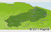 Satellite Panoramic Map of I-1  Barima, physical outside