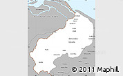 Gray Simple Map of I-1  Barima