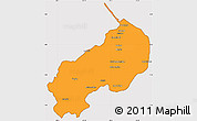 Political Simple Map of I-1  Barima, cropped outside