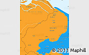 Political Simple Map of I-1  Barima