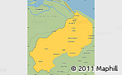 Savanna Style Simple Map of I-1  Barima