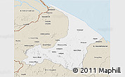 Classic Style 3D Map of I-2  Waini