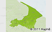 Physical 3D Map of I-2  Waini, lighten