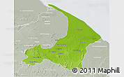 Physical 3D Map of I-2  Waini, lighten, semi-desaturated
