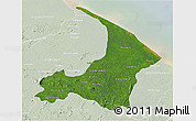 Satellite 3D Map of I-2  Waini, lighten