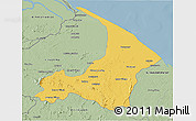 Savanna Style 3D Map of I-2  Waini