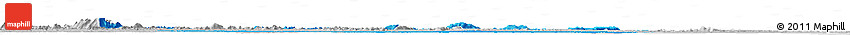 Political Horizon Map of I-2  Waini, lighten, desaturated