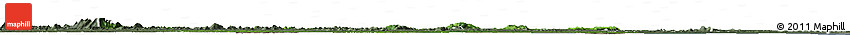 Satellite Horizon Map of I-2  Waini, semi-desaturated