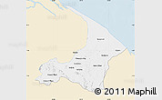 Classic Style Map of I-2  Waini, single color outside