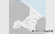 Gray Map of I-2  Waini, single color outside