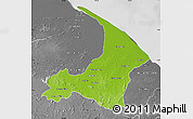 Physical Map of I-2  Waini, desaturated