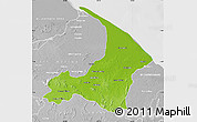 Physical Map of I-2  Waini, lighten, desaturated