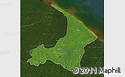 Satellite Map of I-2  Waini, darken