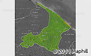 Satellite Map of I-2  Waini, desaturated