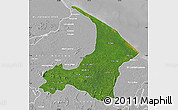 Satellite Map of I-2  Waini, lighten, desaturated