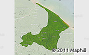 Satellite Map of I-2  Waini, lighten