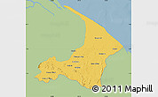 Savanna Style Map of I-2  Waini, single color outside