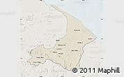 Shaded Relief Map of I-2  Waini, lighten