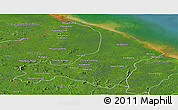 Satellite Panoramic Map of I-2  Waini
