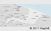 Silver Style Panoramic Map of I-2  Waini