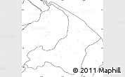 Blank Simple Map of I-2  Waini, no labels