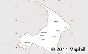 Classic Style Simple Map of I-2  Waini, cropped outside