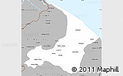 Gray Simple Map of I-2  Waini