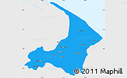 Political Simple Map of I-2  Waini, single color outside