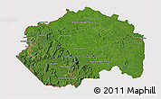 Satellite 3D Map of Cuyuni/mazaruni, cropped outside