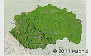 Satellite 3D Map of Cuyuni/mazaruni, lighten