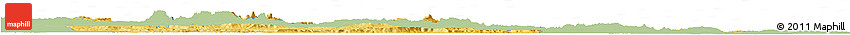 Savanna Style Horizon Map of Cuyuni/mazaruni, single color outside