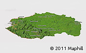 Satellite Panoramic Map of Cuyuni/mazaruni, cropped outside
