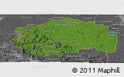 Satellite Panoramic Map of Cuyuni/mazaruni, desaturated