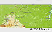 Physical 3D Map of VII-1  Cuyuni