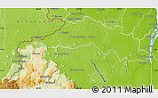 Physical Map of VII-1  Cuyuni