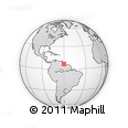Outline Map of VII-1  Cuyuni