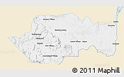 Classic Style 3D Map of VII-2 Mazaruni/L.B.E.Rive, single color outside