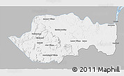 Gray 3D Map of VII-2 Mazaruni/L.B.E.Rive, single color outside