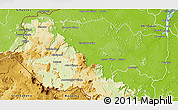 Physical 3D Map of VII-2 Mazaruni/L.B.E.Rive