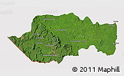 Satellite 3D Map of VII-2 Mazaruni/L.B.E.Rive, cropped outside