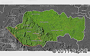 Satellite 3D Map of VII-2 Mazaruni/L.B.E.Rive, desaturated