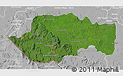 Satellite 3D Map of VII-2 Mazaruni/L.B.E.Rive, lighten, desaturated