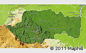 Satellite 3D Map of VII-2 Mazaruni/L.B.E.Rive, physical outside